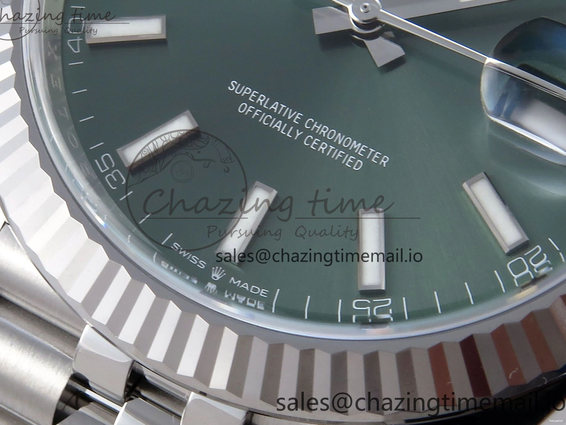 Edition Clean Jubilee Green Stick on Dial 126334 Bracelet SS Datejust VR3235 Best 1:1 41mm 0512